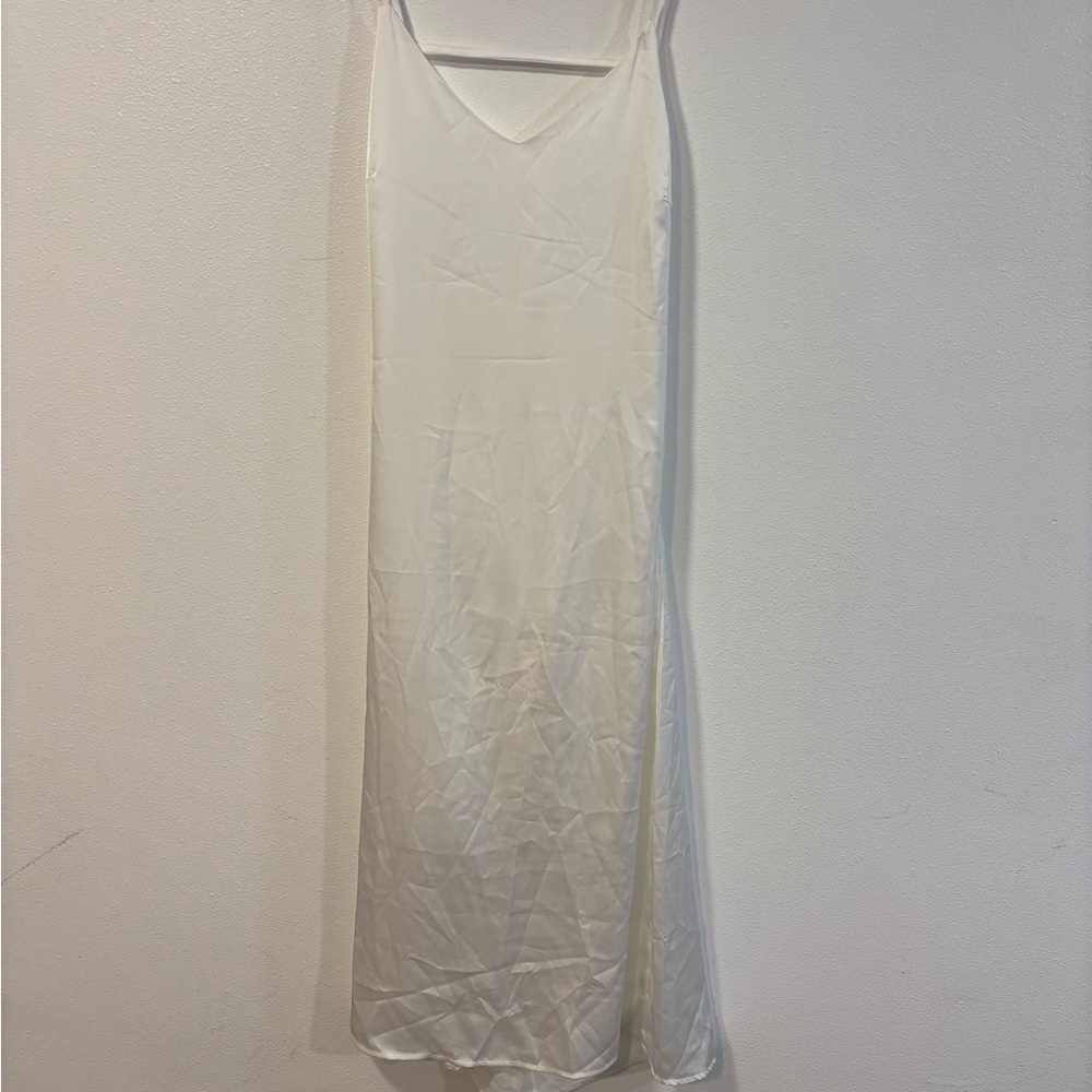 Elegant White Slip Dress